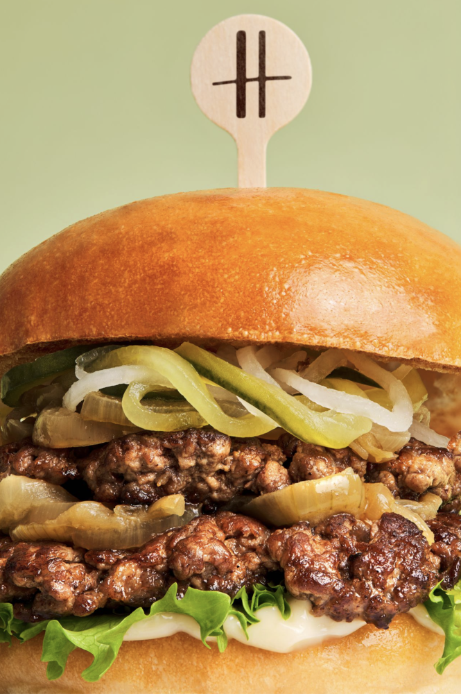 harrods burger food stylist alice ostan ph annna marie llyod chef faye morris prod charli brownhill creative ad ellie holland with logo