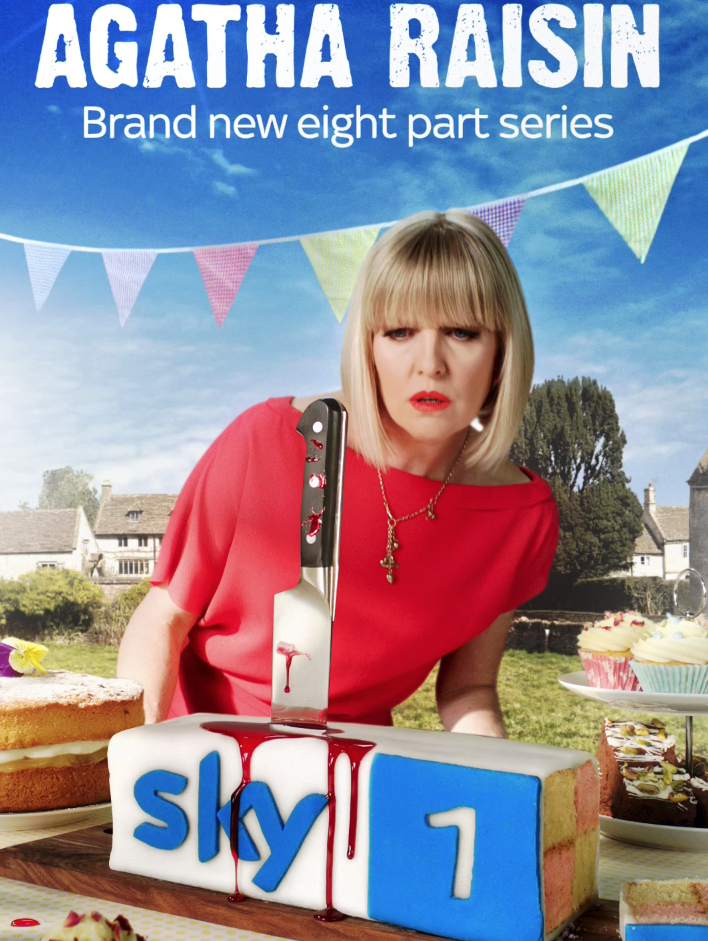 Agatha raisin, Sky, Sue Townsend, professional food stylist, Style Department