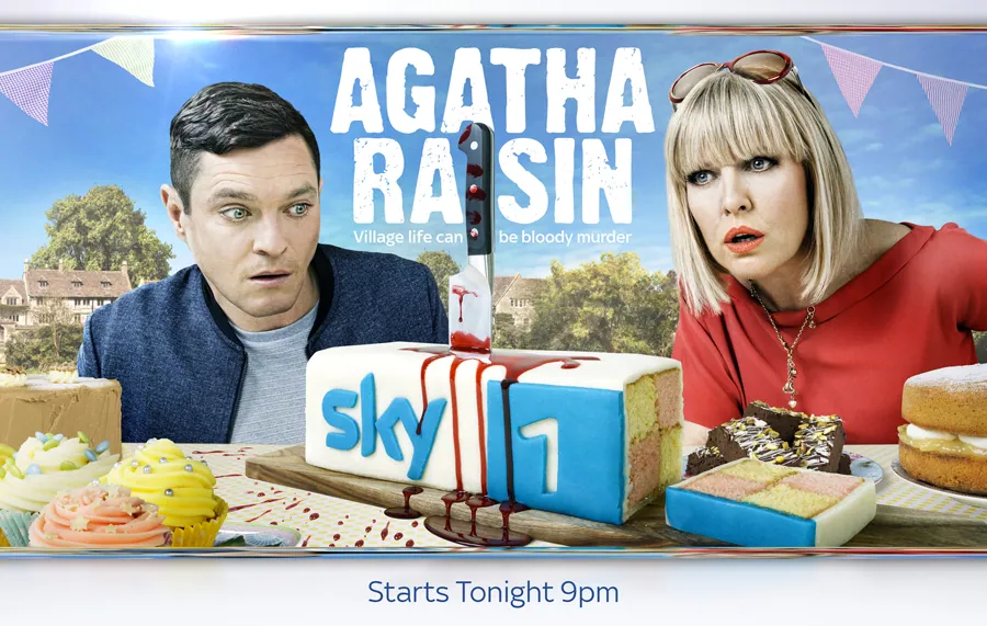 Agatha raisin, Sky, Sue Townsend, professional food stylist, Style Department