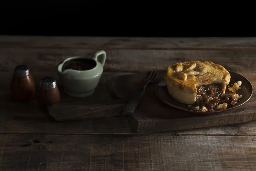 Julia Azzarello, food stylist, Tesco Finest, Beef Pie