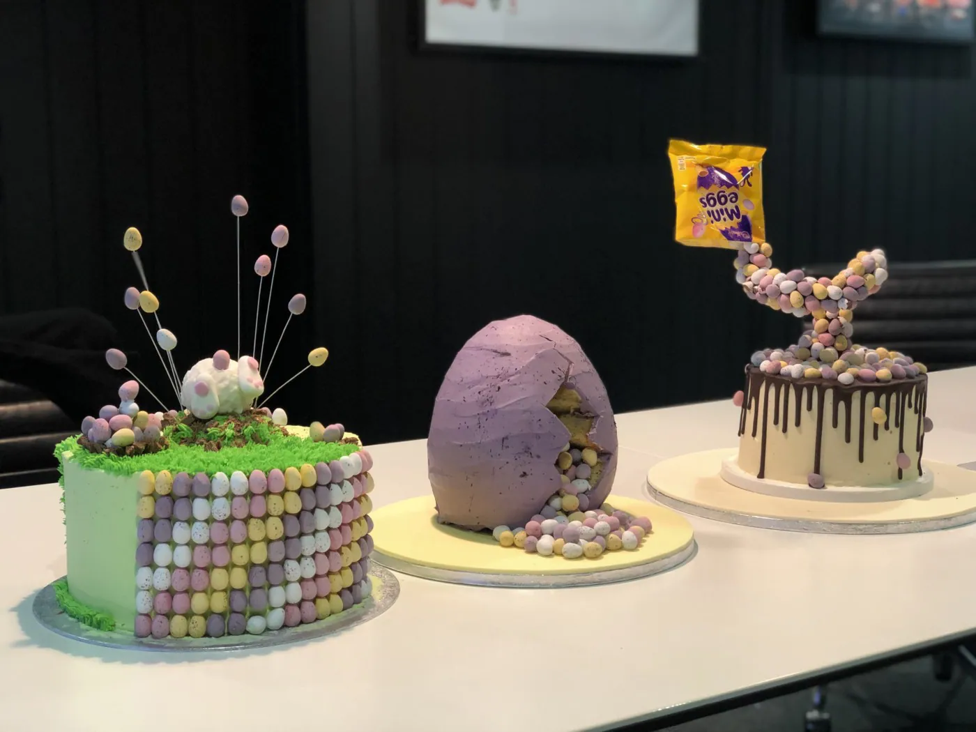 Cadbury's mini egg cakes by Juliet Sear