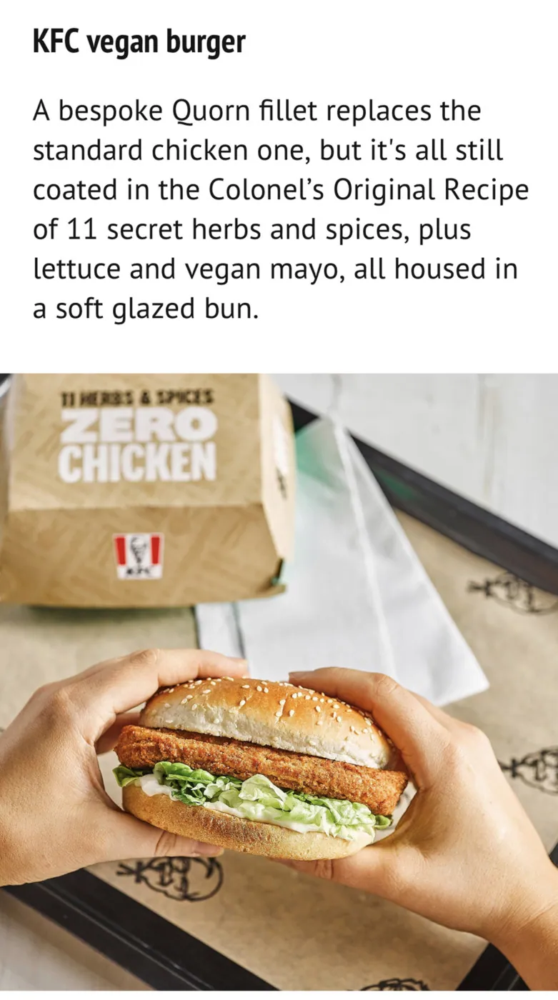 kfc vegan burger client kfc photographer sam stowell food by rebecca woods production by style department