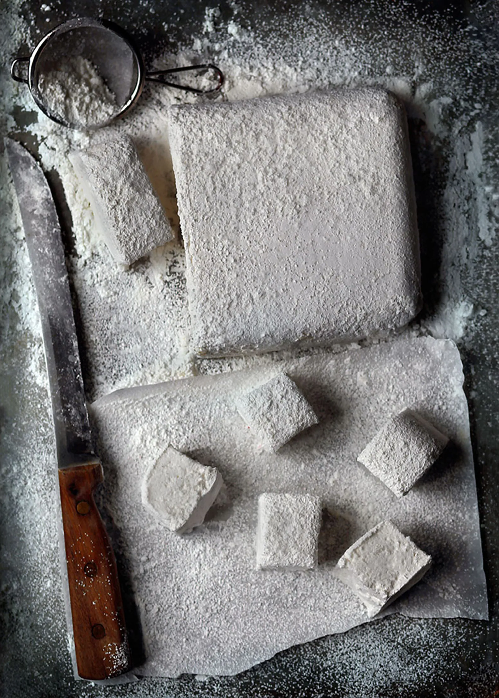 Julia Azzarello, food stylist,Marshmellow, Dante Ferris, Photographer