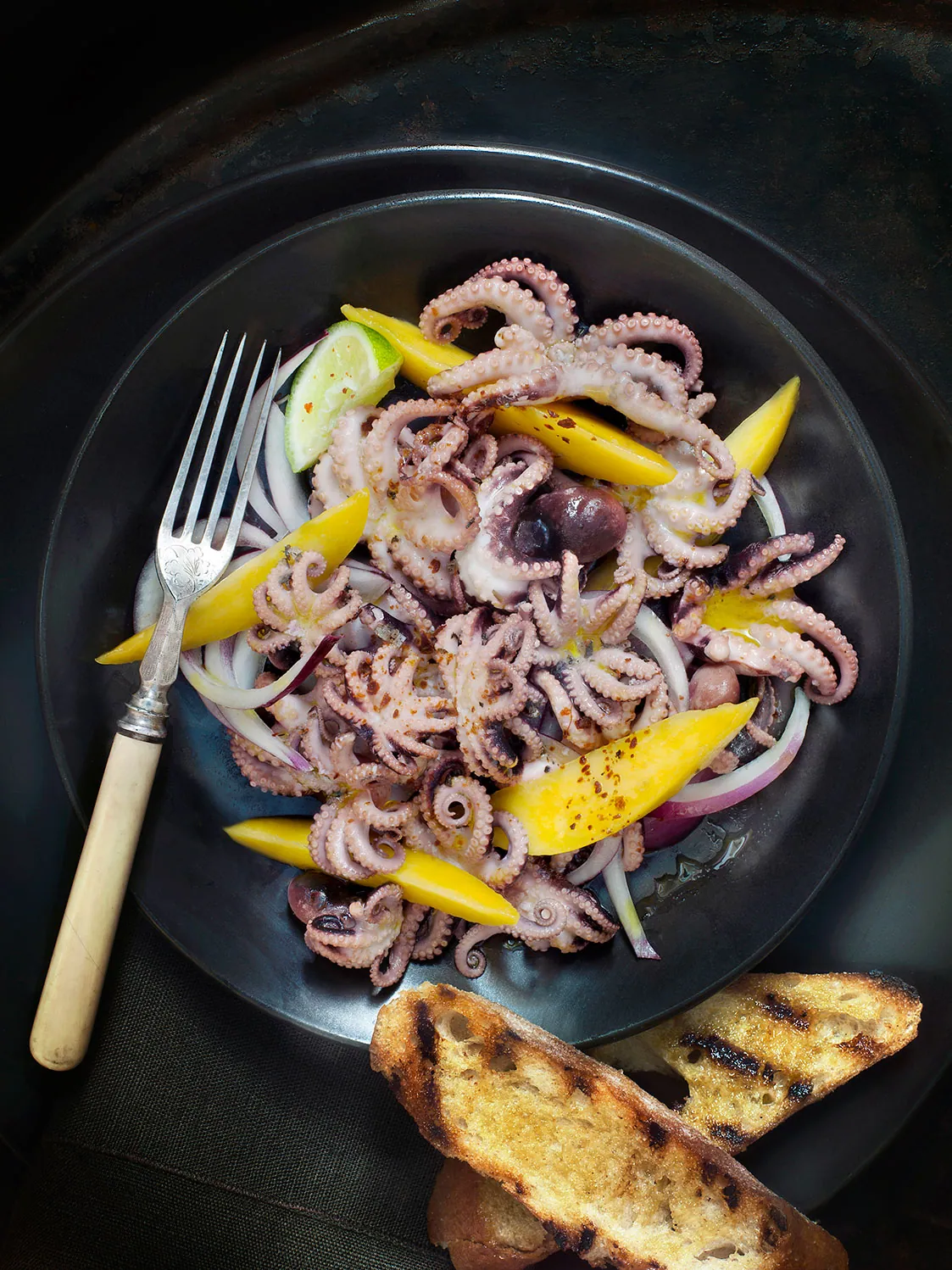 Julia Azzarello, professional food stylist, calamari, food stylist, Style Department