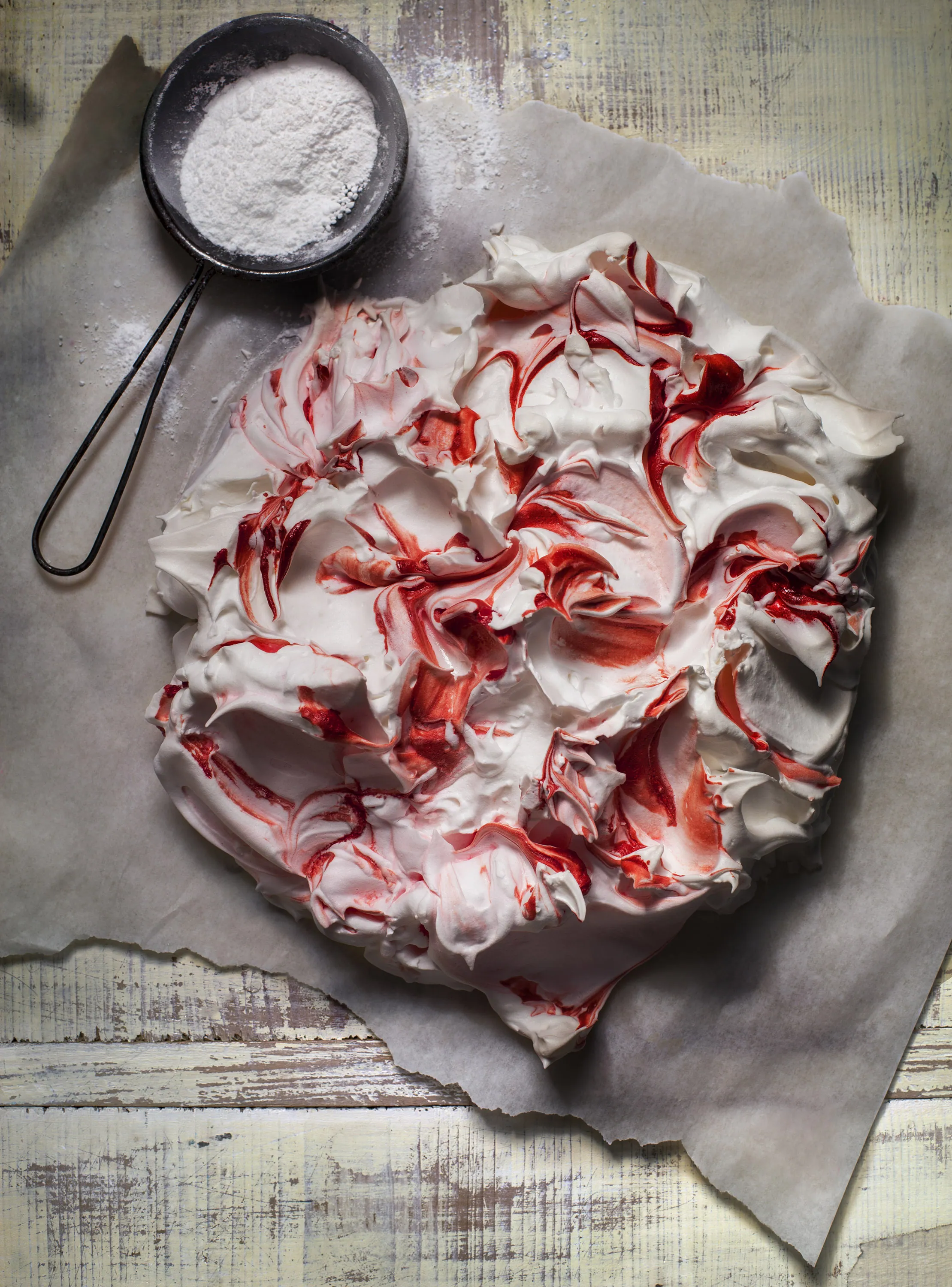 Julia Azzarello, professional food stylist, Style Department, meringue